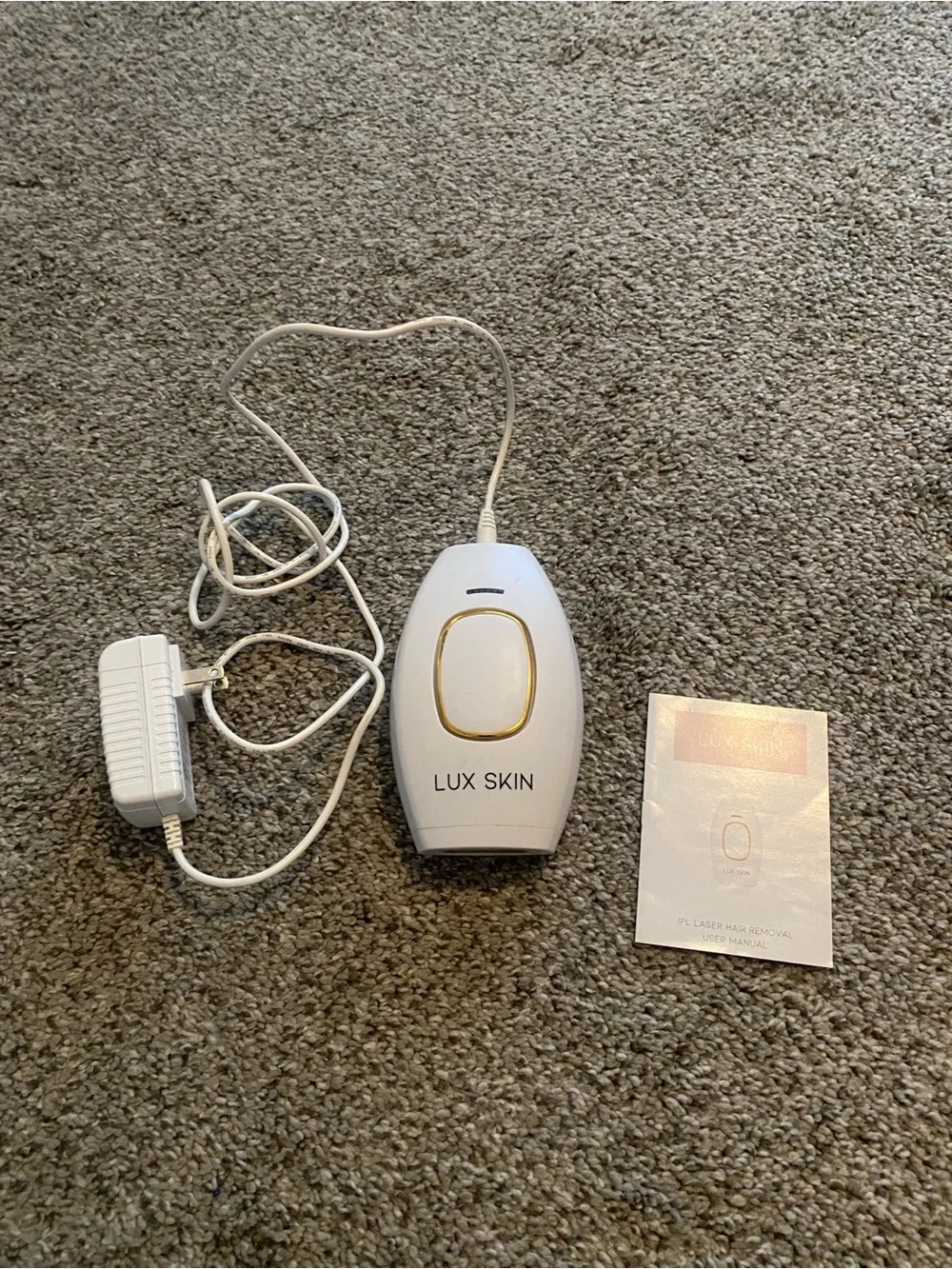 Lux White and Gold IPL Hair Removal tool